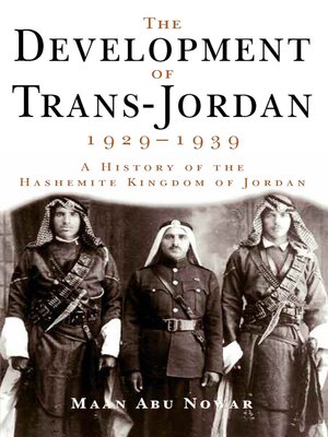 cover image of The Development of Trans-Jordan 1929-1939
